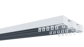 Карниз потолочный алюминиевый усиленный  трехрядный, ДЕКО-3 500 см
