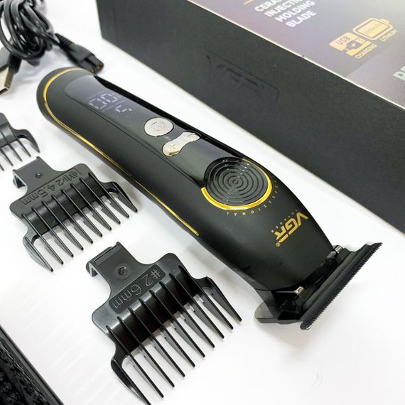 Модная машинка для стрижки волос VGR, Машинка для стрижки на аккумуляторе Моющаяся MT-36 | Зображення 1