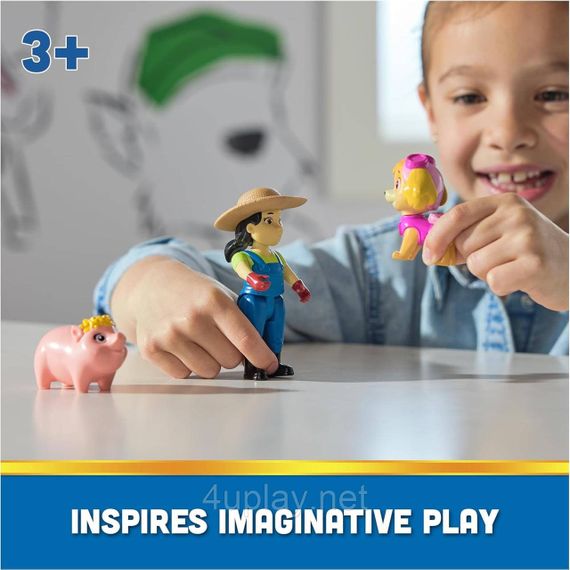 Щенячий патруль Набор игровых фигурок Скай, фермер Юми и свинка Оригинал Paw Patrol | Зображення 5