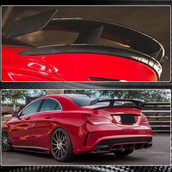 Спойлер V3 (SD, Карбон) для Mercedes CLA C117 2013-2019 гг | Зображення 3