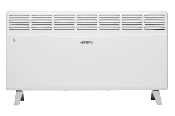 Конвектор електричний ARDESTO  CH-2500MCW, 2500 Вт, 25 м2, закритий нагрів. елемент, IP24, мех. керування, білий (CH-2500MCW) | Зображення 3