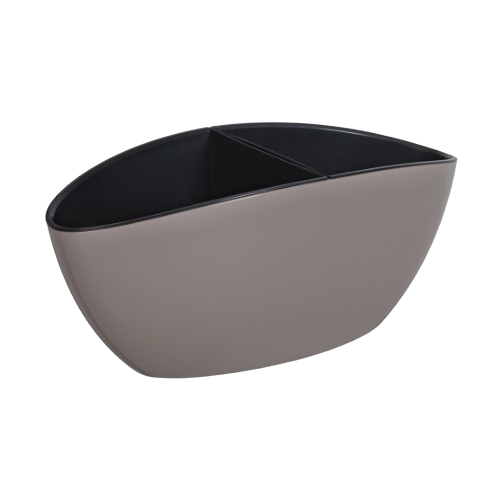 Вазон Каноє зі вставкою 32*14см какао Алеана