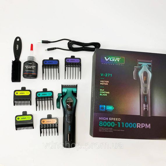 Электрическая машинка для стрижки бытовая VGR, Електромашинка для стрижки, Подстригательная машинка TZ-56 | Зображення 9