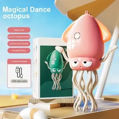 Игрушка "Музыкальный танцующий осьминог" | Зображення 1