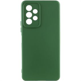 Чохол TPU GETMAN Liquid Silk Full Camera для Samsung Galaxy A33 5G Зелений / Dark green