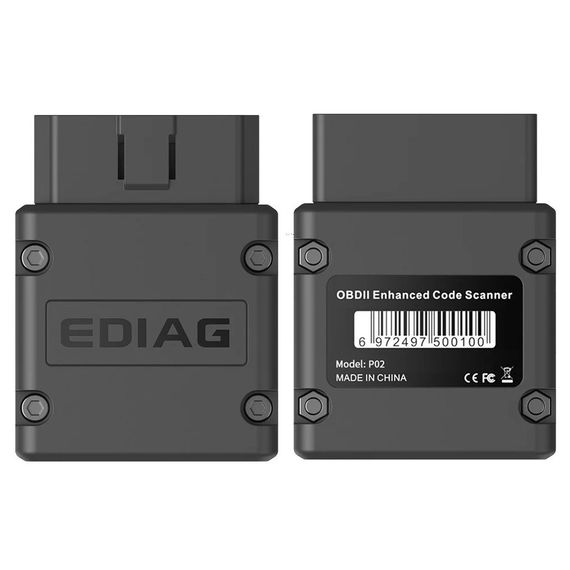 Діагностичний автомобільний сканер Ediag P-02 ELM327 OBDII (Wi-Fi version) | Зображення 1