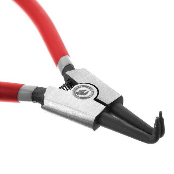 Щипці для стопорных кілець, вигнуті на розтискання INTERTOOL HT-7014 | Зображення 1