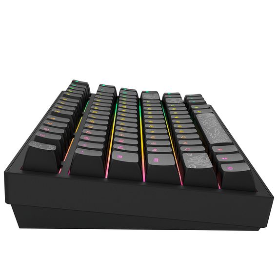 Клавіатура Dark Project ALU81 Terra Nostra PBT RGB Mech G3MS Moonstone Black (DPKB_NOSTRA_81_ANSI_BLACK_UA) | Зображення 6