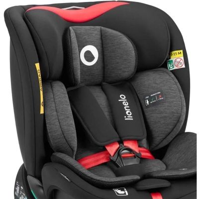 Автокресло Lionelo Navy I-Size Black Red (LO-NAVY I-SIZE BLACK RED) | Зображення 1