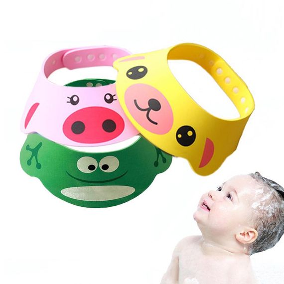Детский регулируемый козырек для мытья головы и стрижки Baby Shower Cap · Защитная шапочка для купания ребенка | Зображення 1