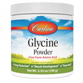 Гліцин Carlson Labs Glycine Powder 100 g /50 servings/