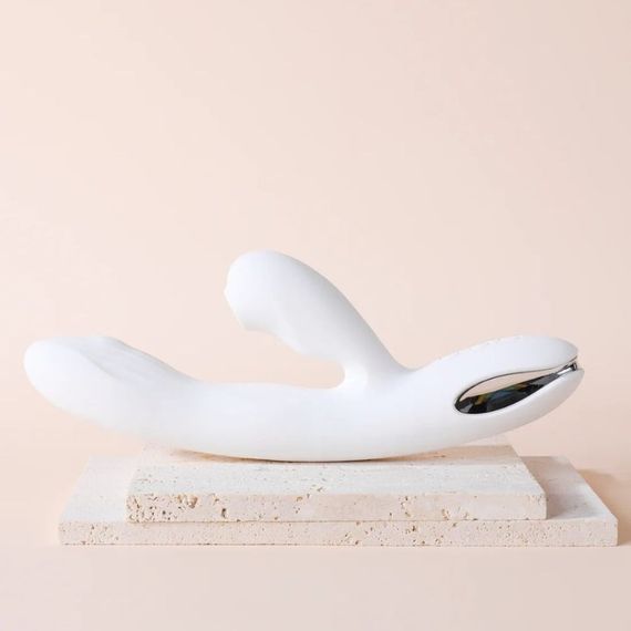 Вібратор-кролик із вакуумною стимуляцією BeYourLover Eria з підігрівом, білий sexstyle | Зображення 5