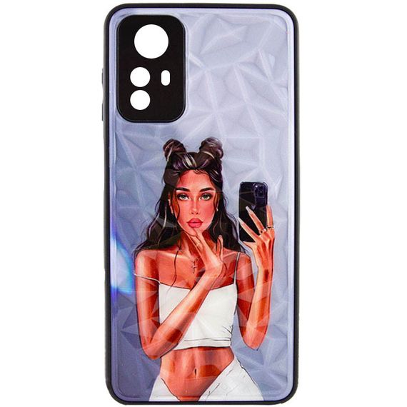 TPU+PC чехол Prisma Ladies для Xiaomi Redmi Note 12S Black in White | Зображення 1