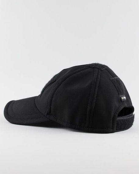 Бейсболка ULTIMATUM Soft Shell Черная,Зимняя бейсболка с липучкой мультикам, кепка Soft Shell для военных | Зображення 2