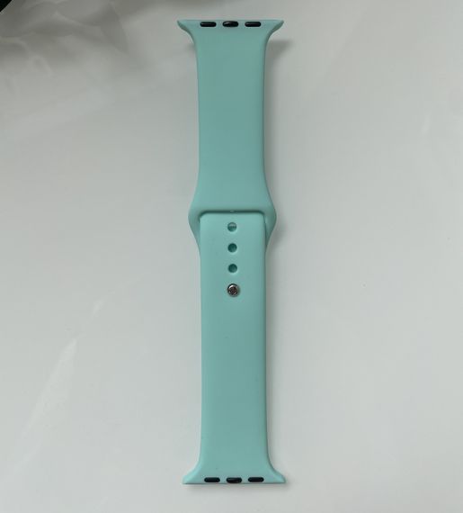 Силіконовий ремінець для розумного годинника Smart Watch 42/44 (Бірюзовий) | Зображення 5
