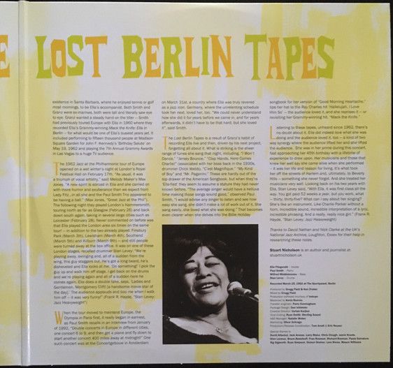 Вінілова платівка Ella Fitzgerald - The Lost Berlin Tapes [2LP] | Зображення 2