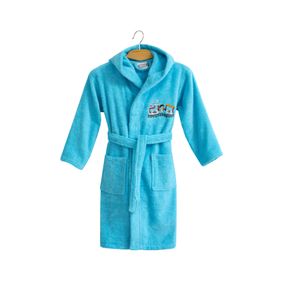 Халат Lotus 9404 Туреччина 3-4 роки  Махра Бірюзовий