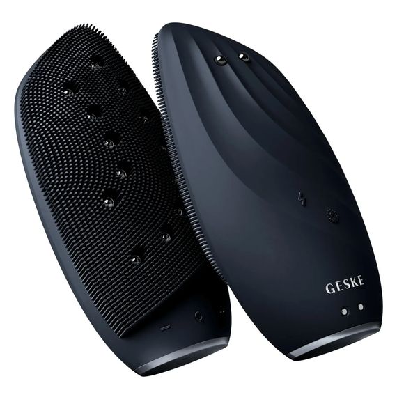 Очищувальна щітка для обличчя GESKE Sonic Thermo Facial Brush&Face-Lifter 8в1 black | Зображення 5