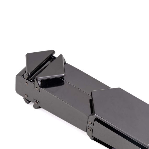 Регульована шльопалка LOCKINK Adjustable Slapper for Impact Play, чорна, натуральна шкіра | Зображення 1