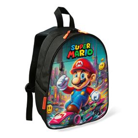 Рюкзак Супер Марио детский школьный/городской 34х27х13 см для мальчика (02451)