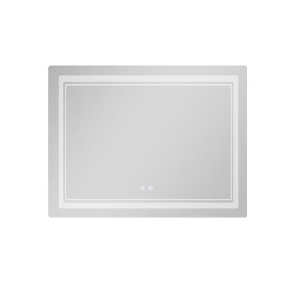 Дзеркало Qtap Cardinal (CA2) 1000х800 з LED-підсвічуванням Touch, з антизапотіванням, з димером, рег. темп. кольору (3000-6500K) | Зображення 2