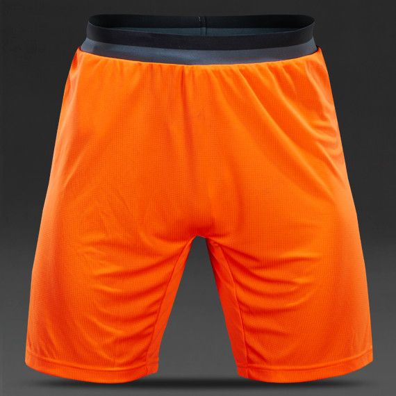 Шорты спортивные мужские adidas adizero Training AB1280 (оранжевые, полиэстер, тренировочные, логотип адидас)
