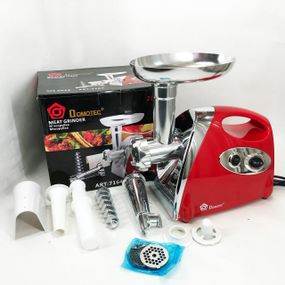 М'ясорубка звичайна Domotec MS-2019 2400 Вт, М'ясорубка для помідорів Легка у використанні ' DL-44