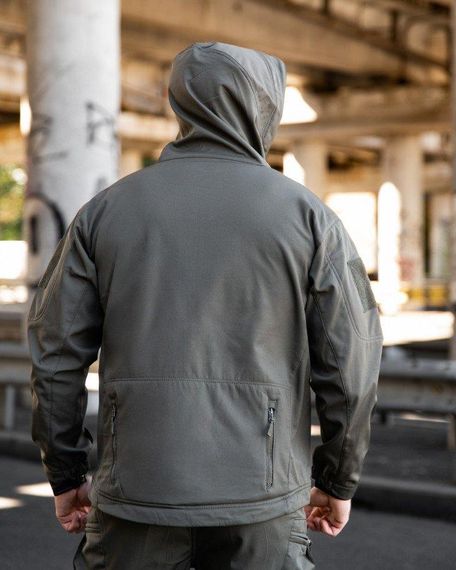 Міська тактична куртка MAXIMUS софтшел light grey ПП7983 | Зображення 5