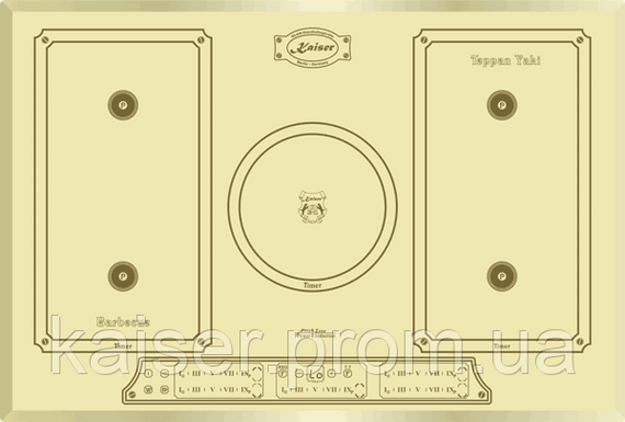 Варочная поверхность электрическая Kaiser KCT 7797 FI ElfEm