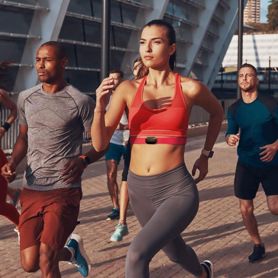 Нагрудний монітор серцевого ритму ANT+ BLE, водонепроникний HRM IP67, підходить для бігу, їзди на велосипеді | Зображення 5