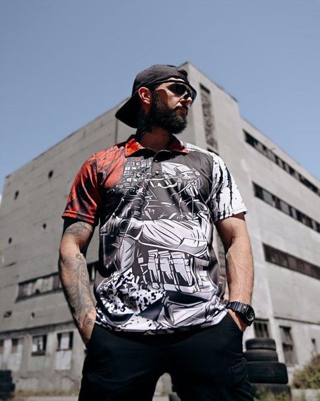 Милитари поло футболка  oblivion  Sniper ПП4697 | Зображення 3