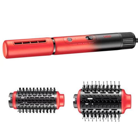 Фен-стайлер VGR V-489 RED 3 в 1, Professional, 3 насадки, 1100-1300 Вт