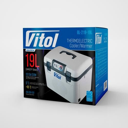 Холодильник термоел 19 л BL-219-19L DC/AC 12/24/220V 60W | Зображення 5