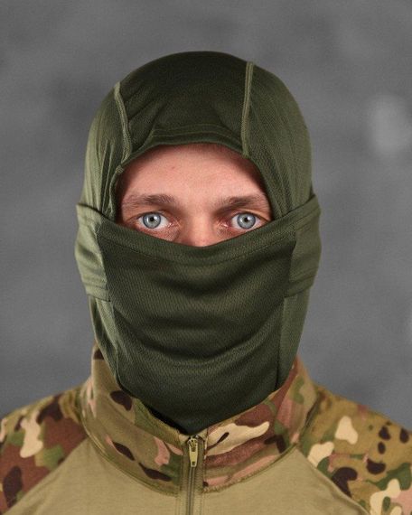 Летняя Балаклава мужская тактическая подшлемник  Олива ВТ6058 | Зображення 1