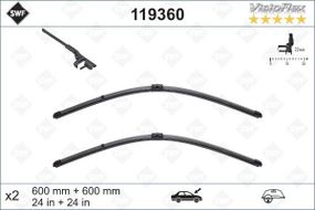 Щетки стеклоочистителя 600 600mm VW T5 119360