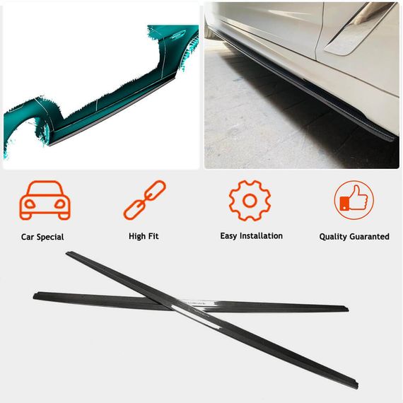 Накладки на пороги (для F10 M-Sport/M5, Карбон) для BMW 5 серия F-10/11/07 2010-2016 гг | Зображення 1