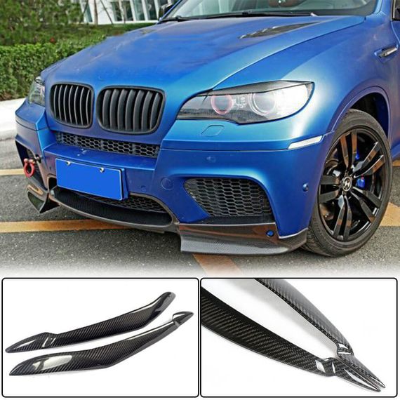 Вії на фари Карбон для BMW X6 E-71 2008-2014 рр