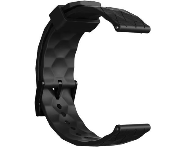 Ремінець Primolux Dimond силіконовий для годинника Amazfit Active 3 Premium / Active 2 / Active - Black | Зображення 2
