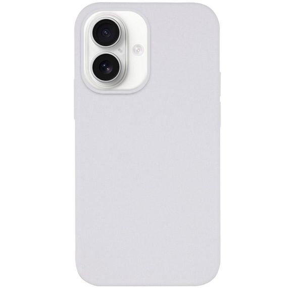 Чохол Silicone Case Full Protective (AA) NO LOGO для Apple iPhone 16 Plus (6.7") Білий / White