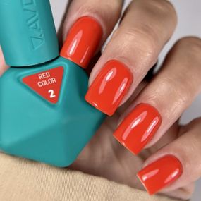 Гель-лак Victoria Avdeeva Red Color 02 (червоний) 12 мл HEMA & TPO FREE
