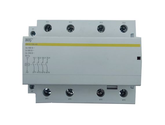 Контактор модульний КМ-6-100-40 100А 230AC 4NO 4р 6мод. Ny95503911