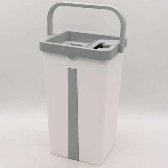 Швабра з відром 11 л, з автоматичним віджимом 2в1 Cleaning Mop + 2 насадки / Комплект для збирання / Швабра ледар для миття | Зображення 3