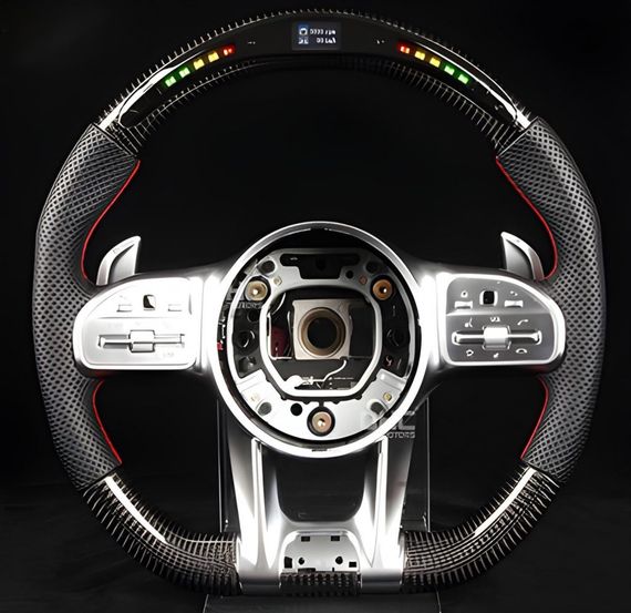 Кермо AMG 2018-Style (Карбон, LED, 3pin) для Mercedes GLE coupe C292 2015-2019 рр