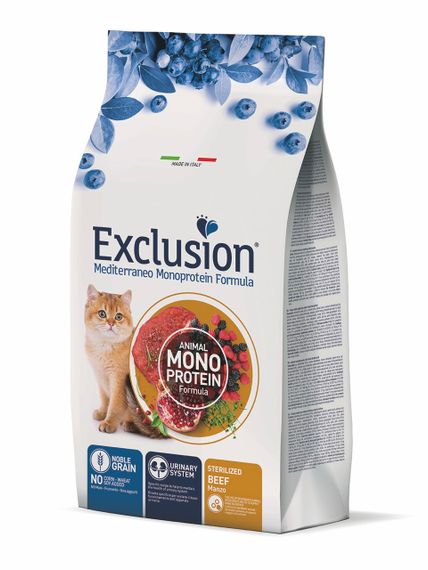 Exclusion Cat Sterilized Beef сухий корм з яловичиною для стерилізованих котів 300 гр