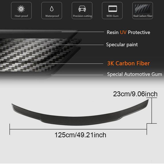 Спойлер V4 (Карбон) для Mercedes E-сlass W213 2016-2023 гг | Зображення 4