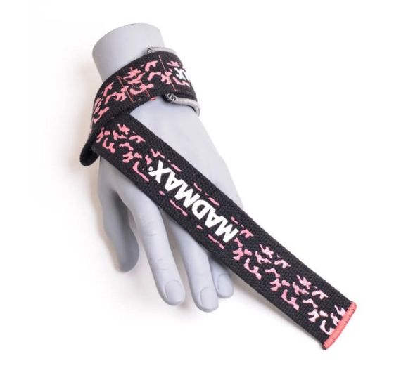 Лямки для тяги MadMax Camo Power Wrist Straps Camo/Pink (MFA-275-PNK-U) | Зображення 1