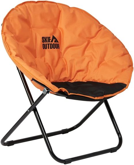Стул раскладной Skif Outdoor Shell. Черный/оранжевый