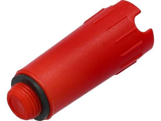 Заглушка монтажна до гідросистем 1/2" червона VOREL-54901