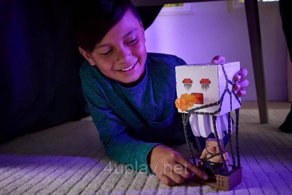 Игровой набор Майнкрафт в кино Воздушный шар из Гаста Оригинал Minecraft Movie Blast Attack Ghast | Зображення 8