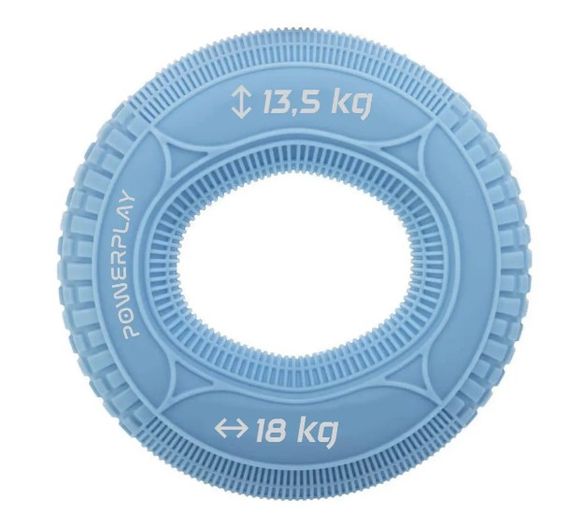Еспандер кистьовий силіконовий PowerPlay PP-4330 Hand Grip Loops Light 13.5-18 кг Блакитний (PP_4330_Blue_(13.5-18kg))
